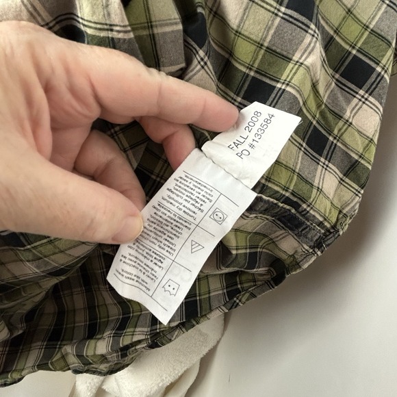 Carhartt Shirt Black Green Plaid Rugged Western Flannel Men's Large Tall NWT - Picture 14 of 14